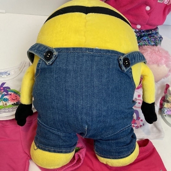 Build-A-Bear Minions Bob & Pink Plush Teddy Bundle Kids Collectible Plush Toys - Picture 10 of 16
